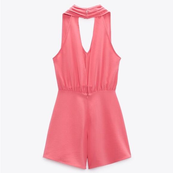 ZARA SHORT HALTER JUMPSUIT - Picture 8 of 11